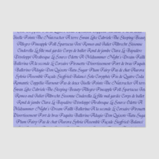 Ballett Seidenpapier