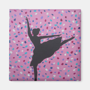 Ballett-Silhouette-Magnet Magnet