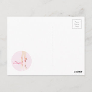 Ballett-Slippers Postkarte