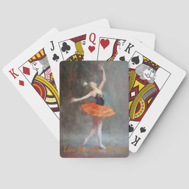 Ballett-Spielkarten Spielkarten (Rückseite)