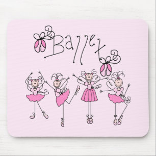 Ballett-T-Shirts und Geschenke Mousepad