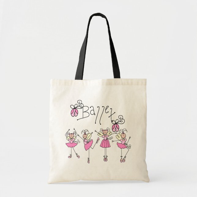 Ballett-T - Shirts und Geschenke Tragetasche (Vorne)
