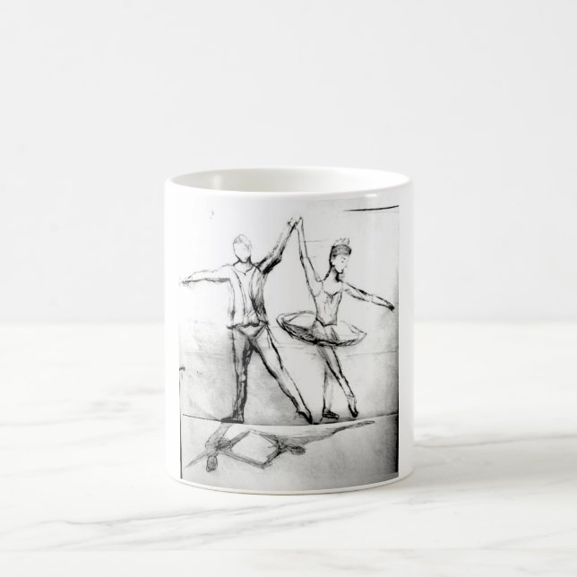 Ballett-Tänzer Kaffeetasse (Mittel)
