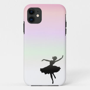 Ballett-Tänzer-Tanzen im rosa lila Sonnenuntergan Case-Mate iPhone Hülle