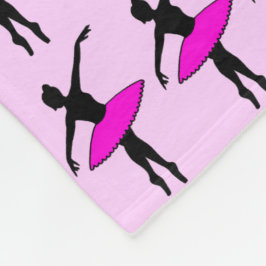 Ballett Tanzstudio Lehrer Rosa Ballerina Kostüm Fleecedecke