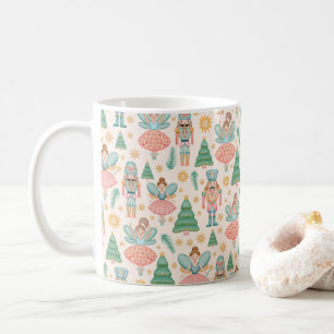 Ballett und Fairies auf Creme-Hintergrund Kaffeetasse
