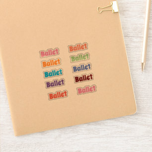 Ballettaufkleber Aufkleber