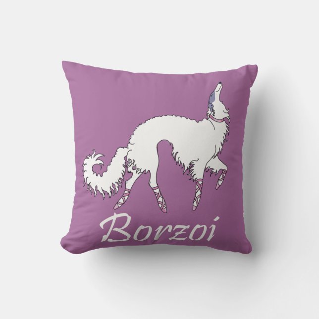 BallettBorzoi Kissen (Vorderseite)