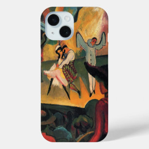 Ballettbusse, russisches Ballett mit August Macke iPhone 15 Hülle