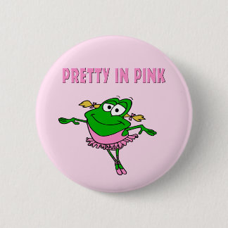 Ballettfrosch Hübsch in Rosa Button