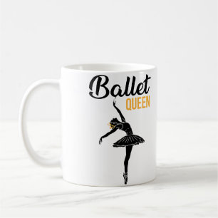 Ballettkönigin Lustige Ballerina Tänzerin En Point Kaffeetasse