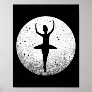 Ballettmädchen tanzen in den Sternen in Relevanz 5 Poster