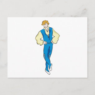 Ballettmann Postkarte