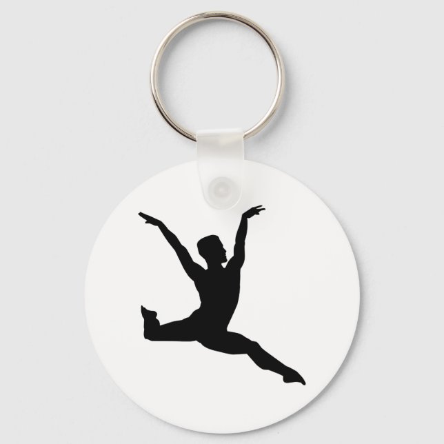 Ballettmann Schlüsselanhänger (Vorderseite)