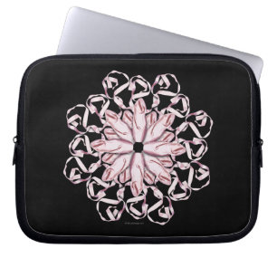 Ballettmuster (pink) laptopschutzhülle