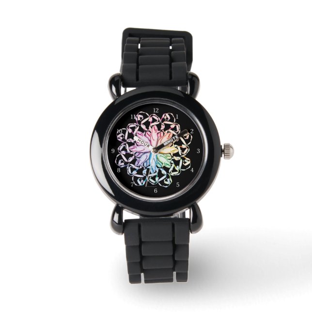 Ballettmuster (spektral) armbanduhr (Vorderseite)