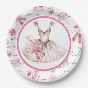 Ballettparty Pappteller