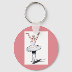 Ballettränke Rosa Tanz Ballerina Girl Schlüsselanhänger