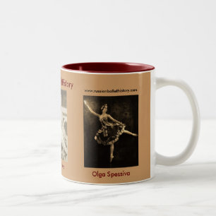 Balletts Russes Trio der Tänzer Zweifarbige Tasse