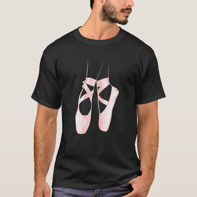 Ballettschuhe zum Tanzen Ballerina T-Shirt (Vorderseite)