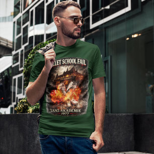 Ballettschule Versager Männer dunkles T-Shirt