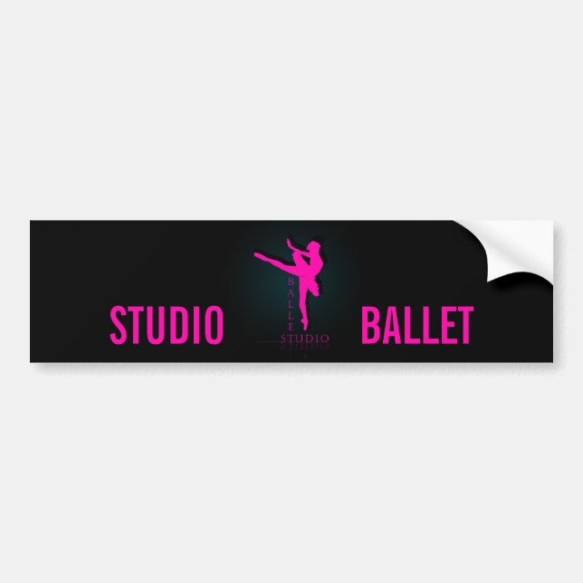 Ballettstudio - Autoaufkleber (Vorne)