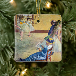 Ballettstunde, der Tanzsaal von Edgar Degas Keramikornament