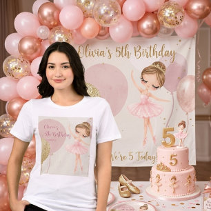 Balletttanz Röckchen Rosa Balletttänzerin Mädchen  Tri-Blend Shirt