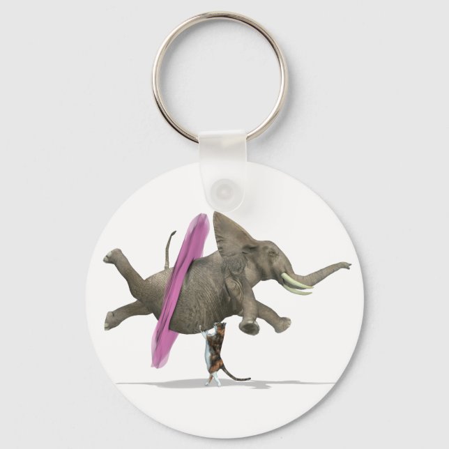 BalletttanzElefant Schlüsselanhänger (Vorderseite)