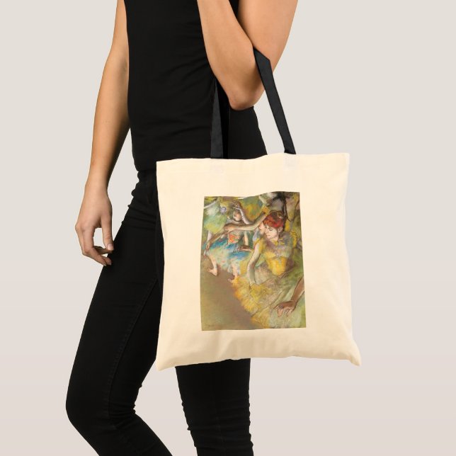 Balletttänzer auf der Bühne von Edgar Degas Tragetasche (Vorderseite (Produkt))