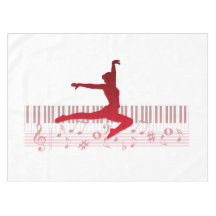Balletttänzer auf einer Tastatur
