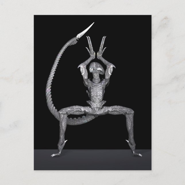 Balletttänzer aus dem Weltraum Postkarte (Vorderseite)