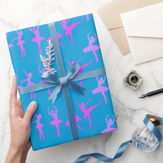 Balletttänzer Ballerina Gemustert Geschenkpapier