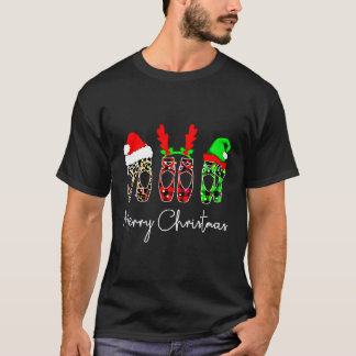 Balletttänzer Ballerina Merry Pointe Shoe T-Shirt