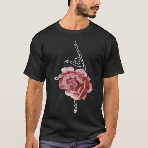Balletttänzer Ballerina Tanz Rose 1 T-Shirt