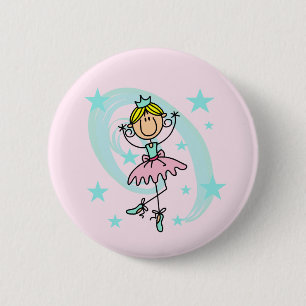 Balletttänzer - Blonde T-Shirts und Geschenke Button