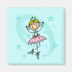 Balletttänzer - Blonde T-Shirts und Geschenke Magnet