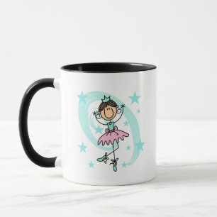 Balletttänzer - Braune T-Shirts und Geschenke Tasse