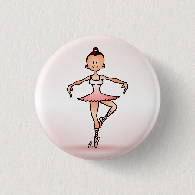 Balletttänzer Button (Vorderseite)