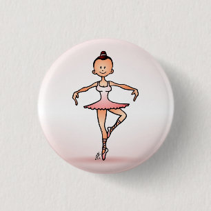 Balletttänzer Button
