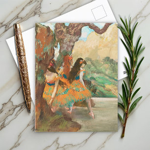 Balletttänzer, Degas Art Postkarte