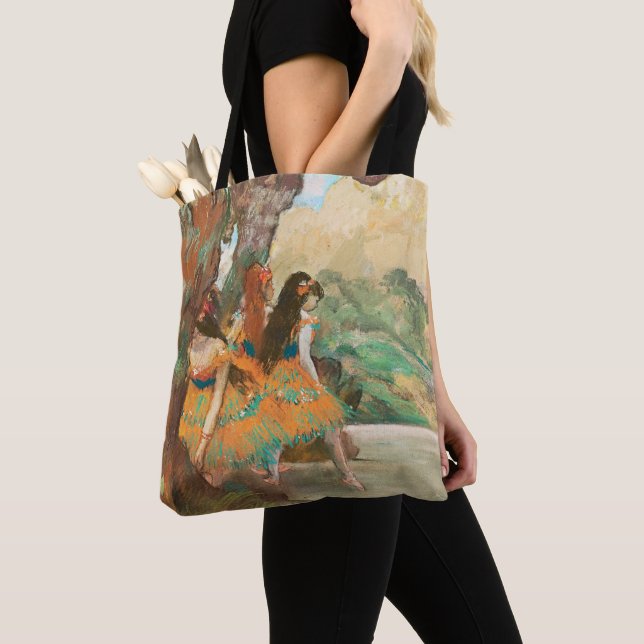 Balletttänzer, Degas Art Tasche (Von Nahem)