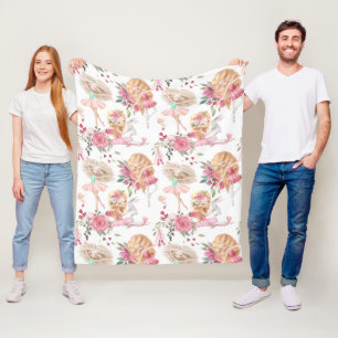 Balletttänzer Fleecedecke