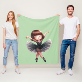 Balletttänzer Fleecedecke