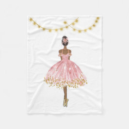 Balletttänzer Fleecedecke