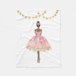 Balletttänzer Fleecedecke
