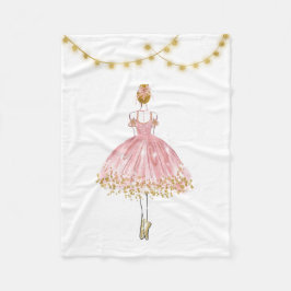 Balletttänzer Fleecedecke