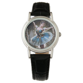 Balletttänzer in einem blauen Tutu Armbanduhr