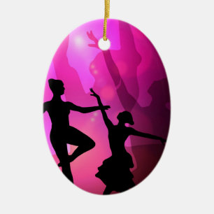 Balletttänzer Keramikornament