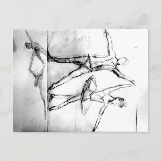 Balletttänzer Postkarte